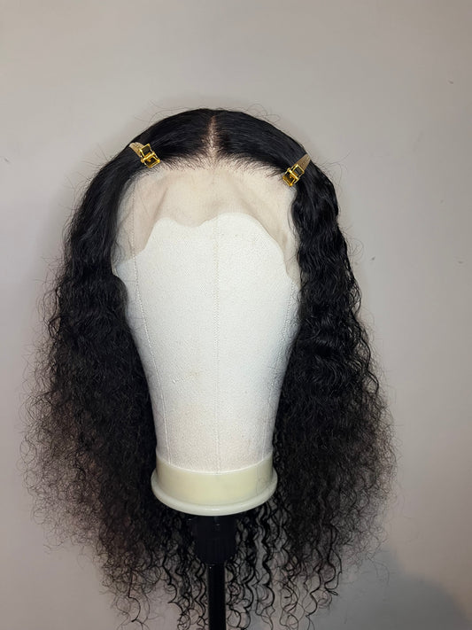 Customized 13x4 Deep Wave Lace Front Wig – 22” – 180% Density